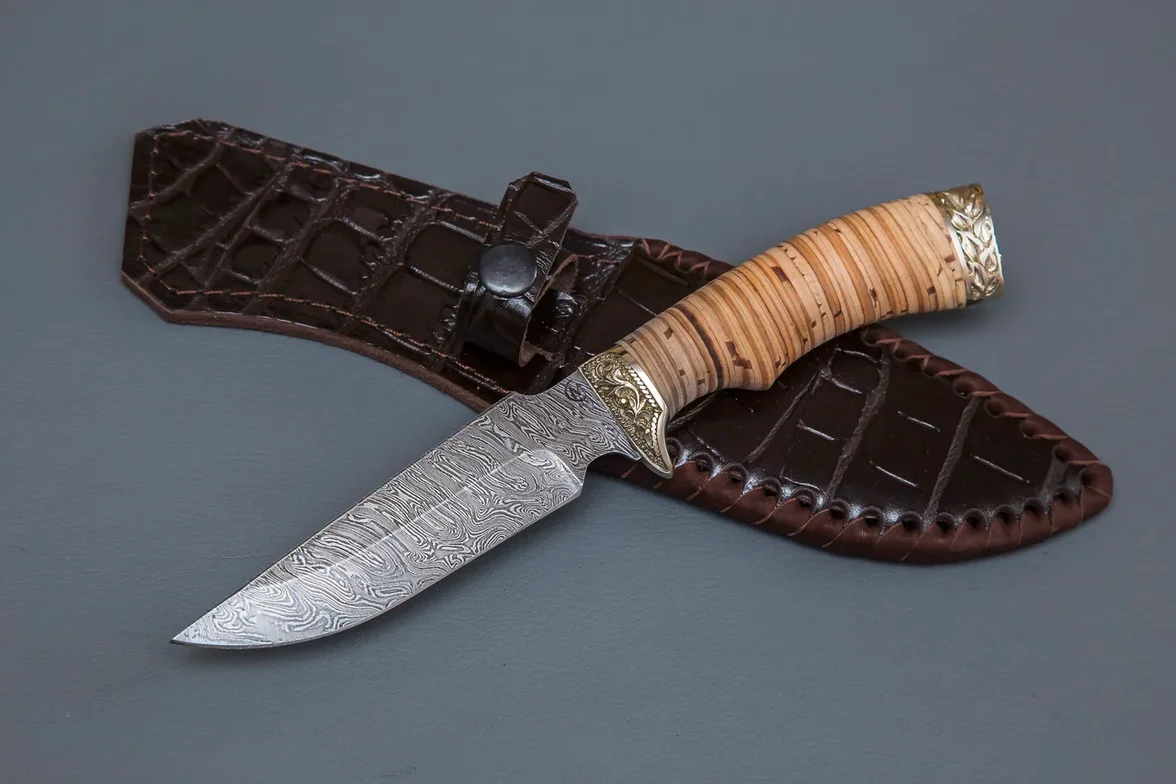 Фото ножа Ножи из дамасской стали 