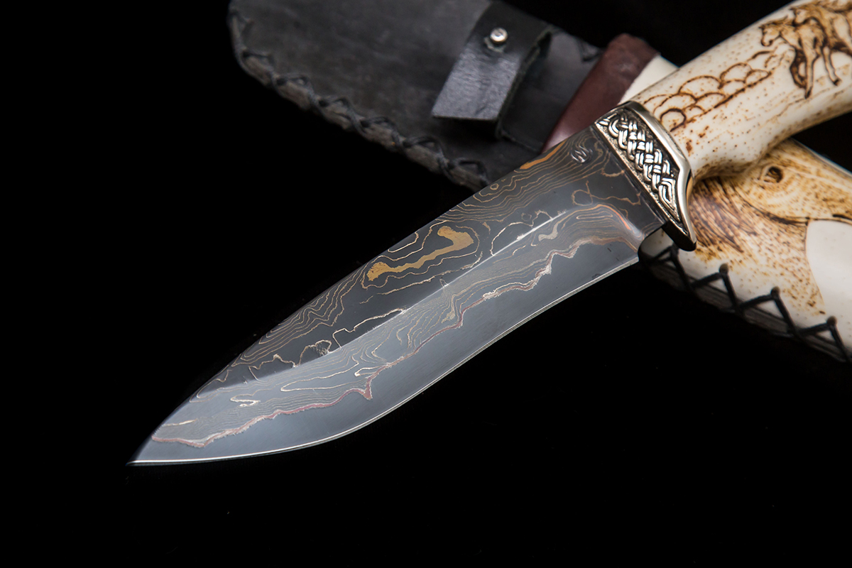 Ножи из дамасской стали (ламинат) фото