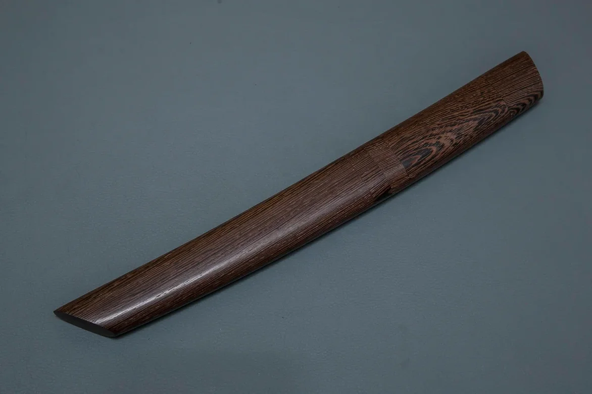 Фото ножа Танто в деревянном чехле, граб - 1