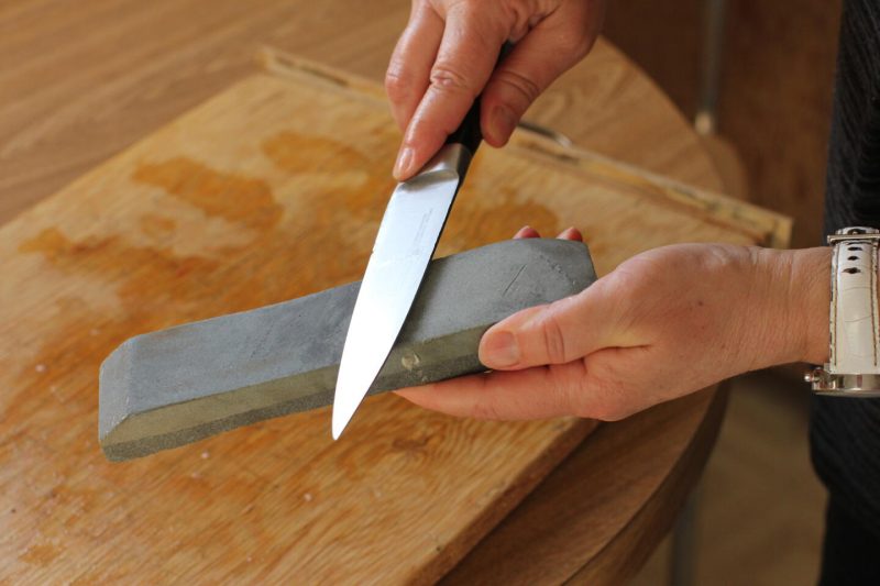 Угол заточки ножа для бритья