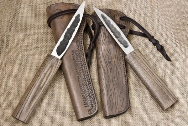 Кожаные ножны на якутские ножи