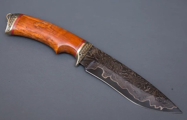 Нож из дамасска кузницы Семина